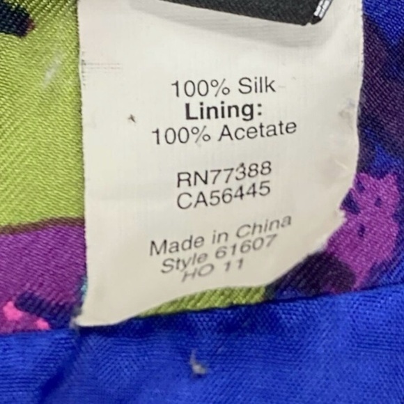 J. Crew Jules Ashbury Silk Floral Dress Size 4 - Picture 10 of 10